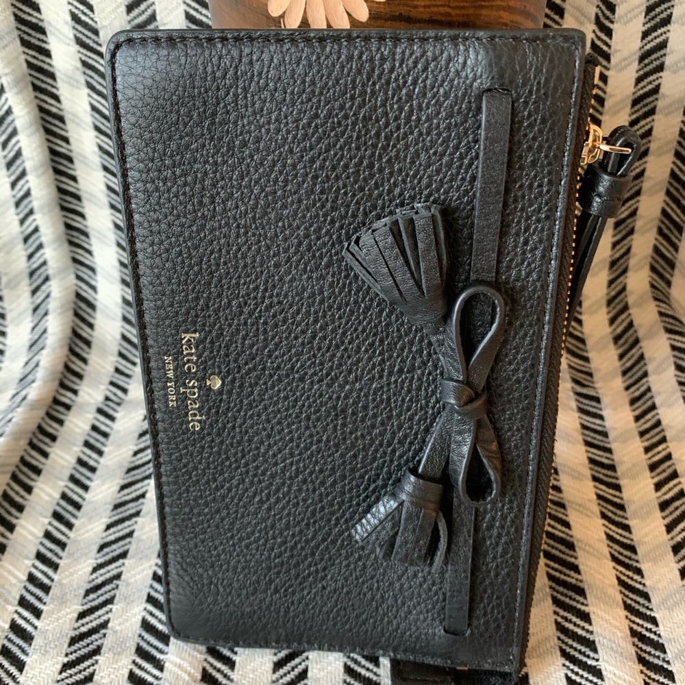 Wristlet Hayes black warm Kate spade wallet black - Picture 3 of 7